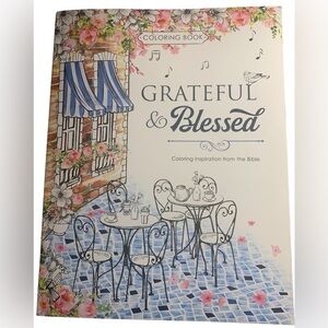 NEW Coloring Book for Adults “Grateful and Blessed”